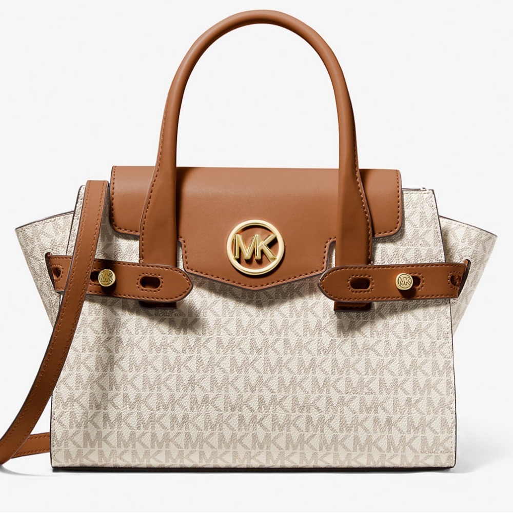 Carmen Medium Logo Belted Satchel